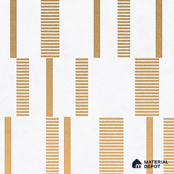 Highlighter Tiles  Tile TL 07251 Plana 8011 GLM (Gold) 1 ft x 1 ft Ceramic Matte Finish - 9 mm  | 2 mm Spacer is Mandatory (Sample)